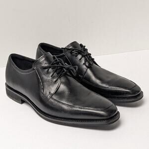 ECCO Calcan Oxford Shoes, Black Leather, Men's 44 EU (US 10-10.5)